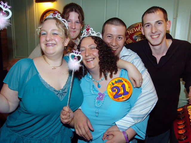 Claire, Paula, Lesley-Anne, Jonno and Danny celebrate Lesley-Anne's birthday in Scarborough.