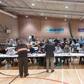 The York and North Yorkshire Mayoral election count gets under way in Northallerton.Picture: LDRS