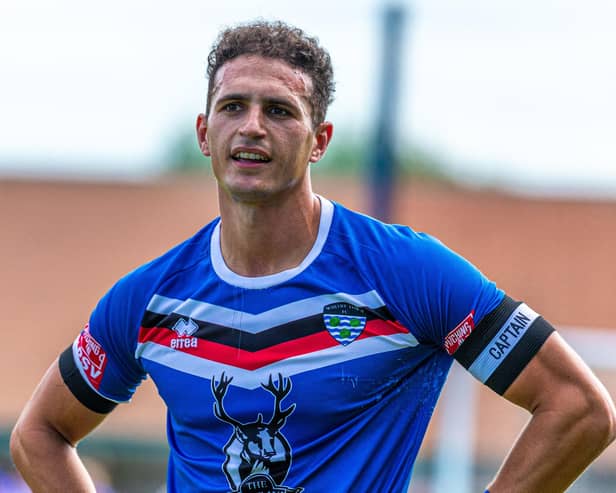 Defender Jassem Sukar has been named as the Whitby Town captain for the 2024-25 NPL Premier Division season. PHOTO BY BRIAN MURFIELD
