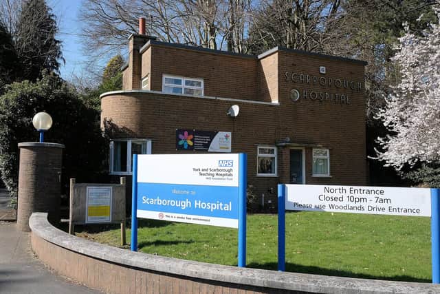 Scarborough Hospital.
picture: Richard Ponter