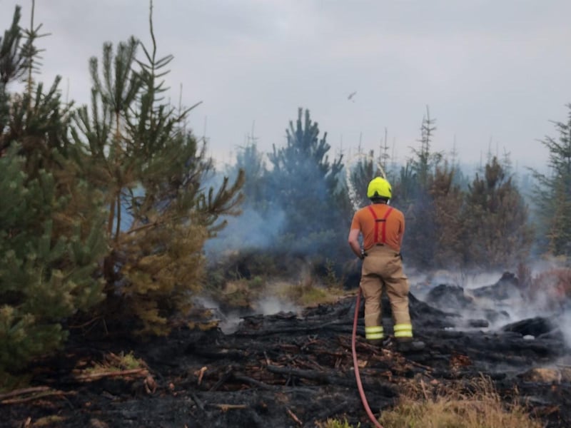 Significant amounts of smoke is expected to linger in the area for a number of days.
