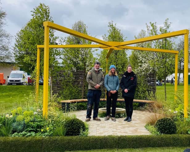 The Yorkshire Air Ambulance ‘Reflection and Remembrance Garden’ has won ‘Best in Show’ at the Harrogate Spring Flower Show