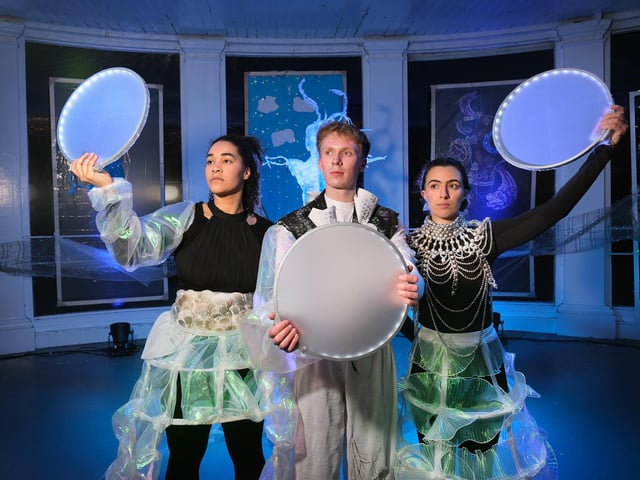 Dancers during rehearsals