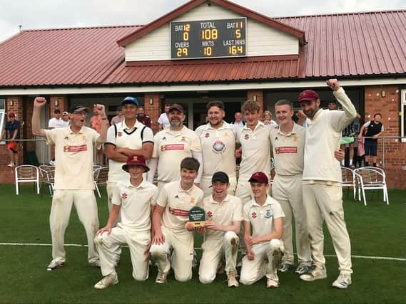 Pocklington CC 3rds finished their season with a cup final win against Ovington 2s.