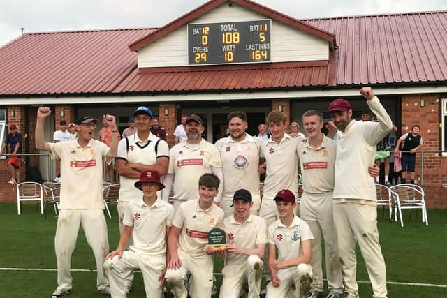 Pocklington CC 3rds finished their season with a cup final win against Ovington 2s.