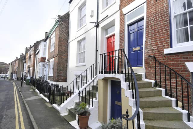 Residents also have difficulty parking in areas of Scarborough's Old Town. Princess Street pictured.