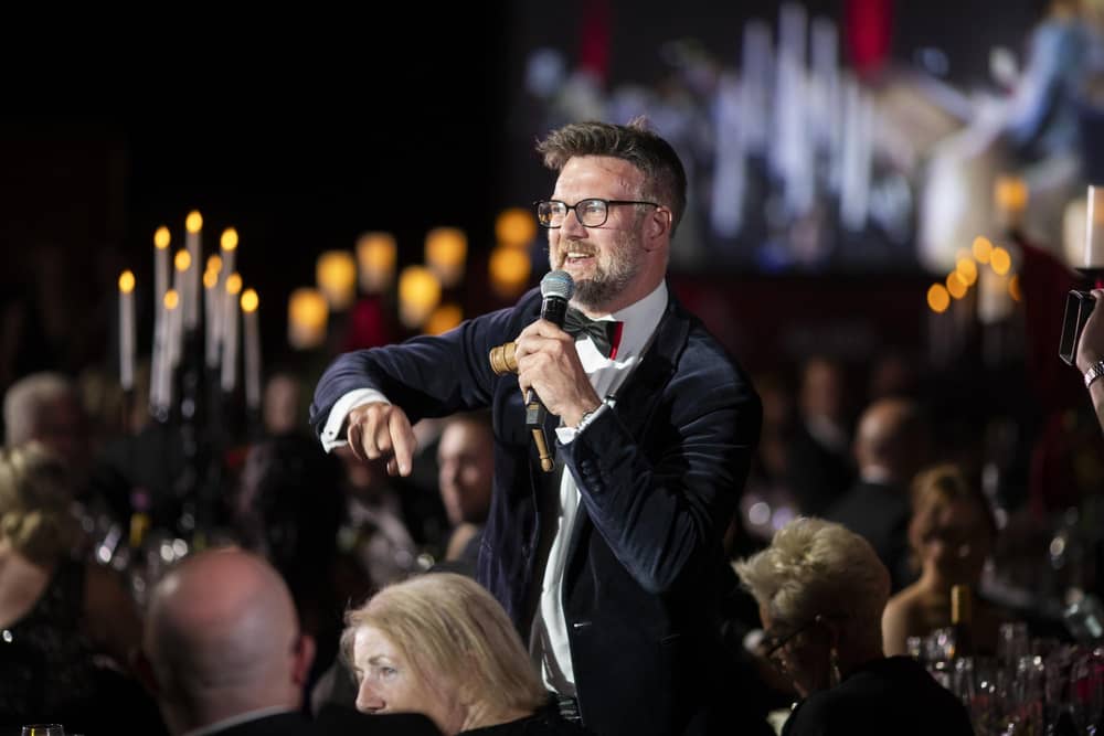 TV auctioneer Charles Hanson, star of Secrets of the Auction House. Picture courtesy of Curve Media