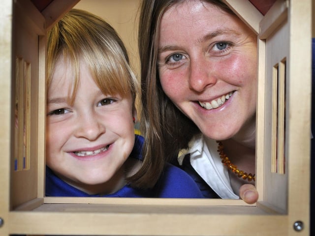 Wykeham new starters Libby Glave and teacher Sonia Owen