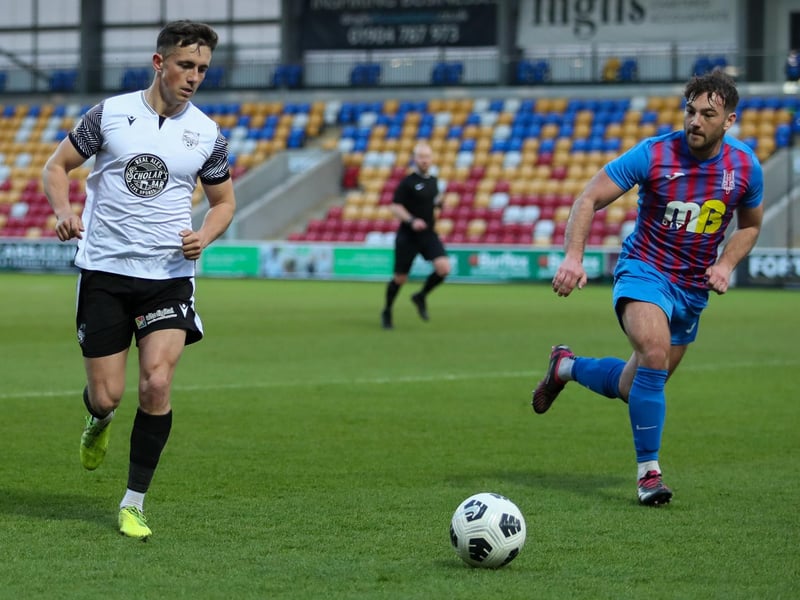 Lewis Maloney shone in midfield during the first half for Boro.