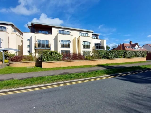 This two bedroom and two bathroom first floor apartment currently for sale with Colin Ellis for £165,000.