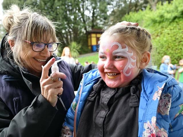 Face painting fun!