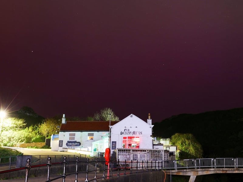 Stunning display over Scalby Mills, near Scarborough, by Beverley Senturk.