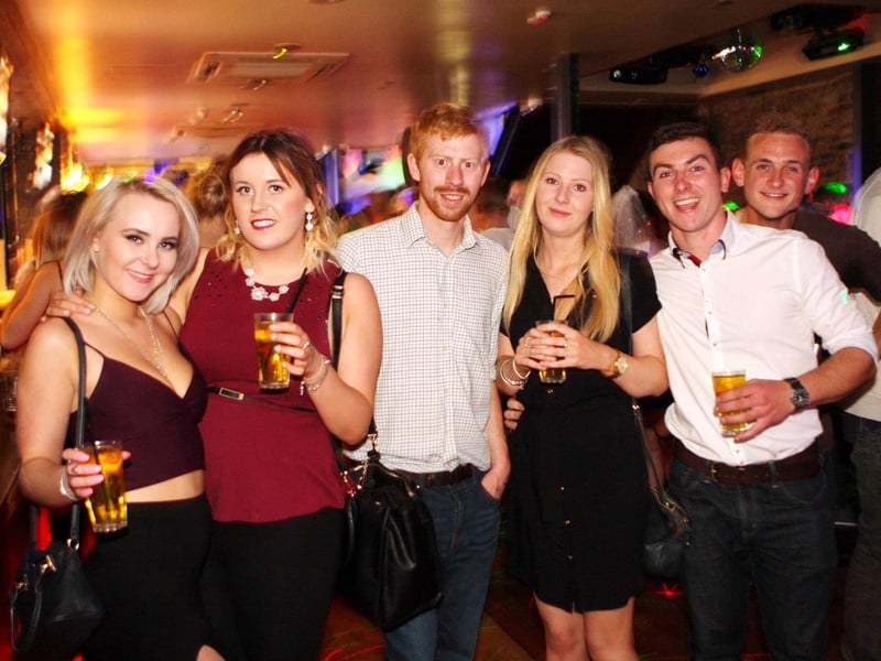 Molly, Holly, Mikey, Amy, Joe & Oli in Blue Lounge.