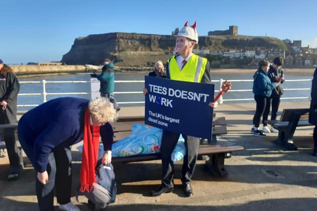Protesters say dredging may be responsible for shellfish deaths