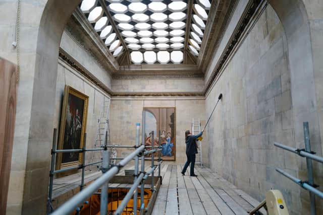 Restoration of the Grand Staircase. picture by Tom Arbor.