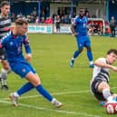 Priestley Griffiths' goal earned Whitby Town a 1-0 win on Tuesday night at Ashton United in the NPL Premier Division PHOTO BY BRIAN MURFIELD