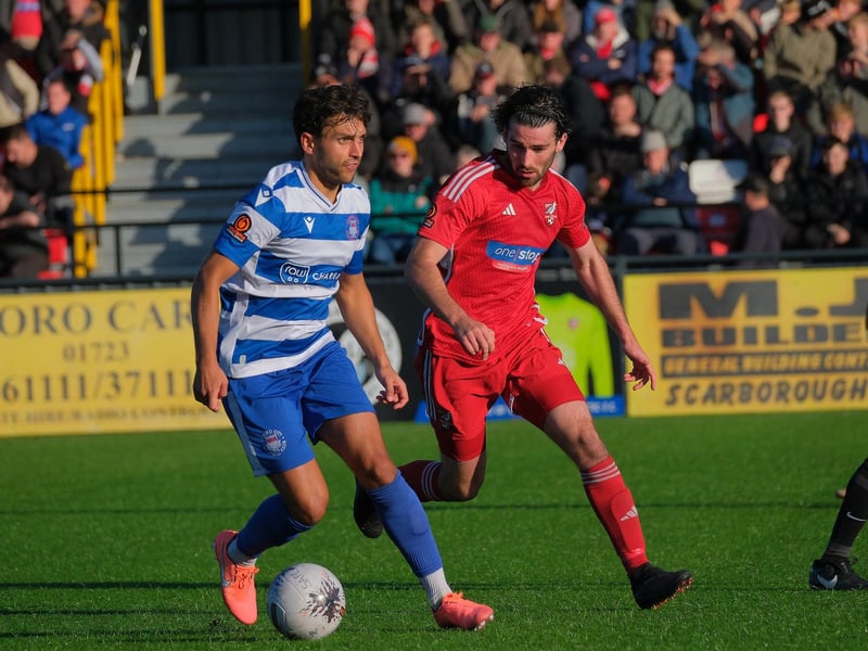 Alex Purver tracks a City player.