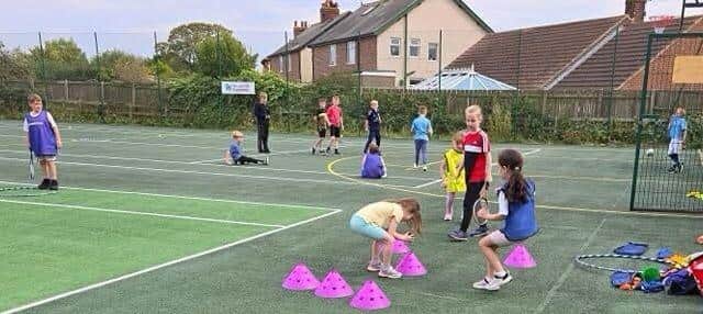 Children playing multi-sports
