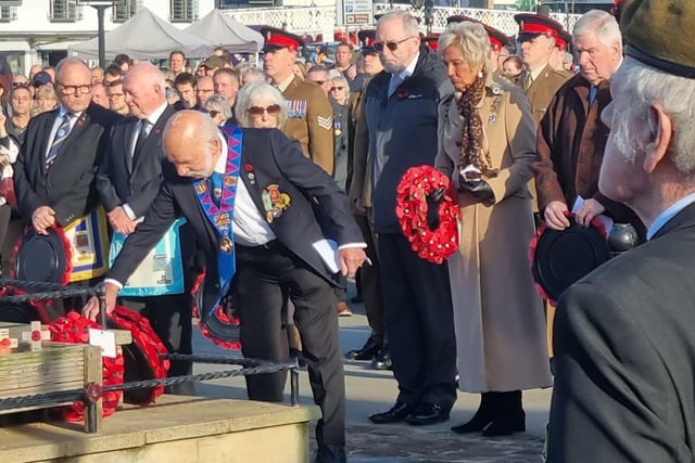 The laying of the wreaths