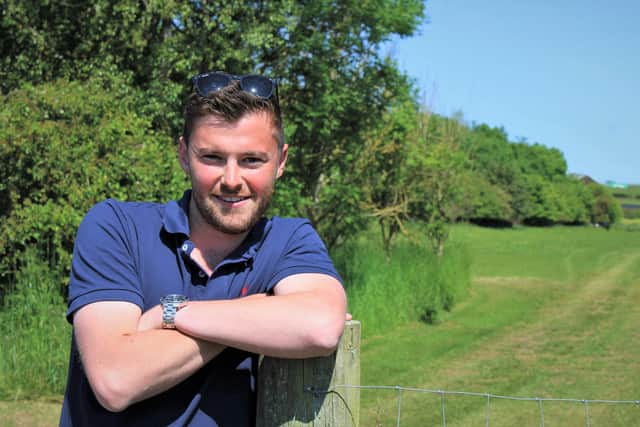 William Waind, 25, from Marton Manor Farm, has made it to the finals of the 2023 National Egg and Poultry Awards.