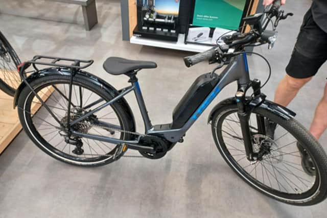 The e-bike was taken from outside the Co-op supermarket on Thursday September 19