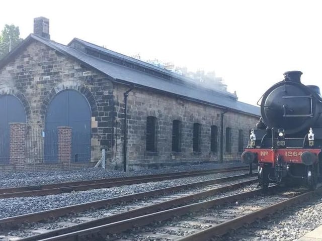 North Yorkshire Moors Railway steam trains pass by the apartment.