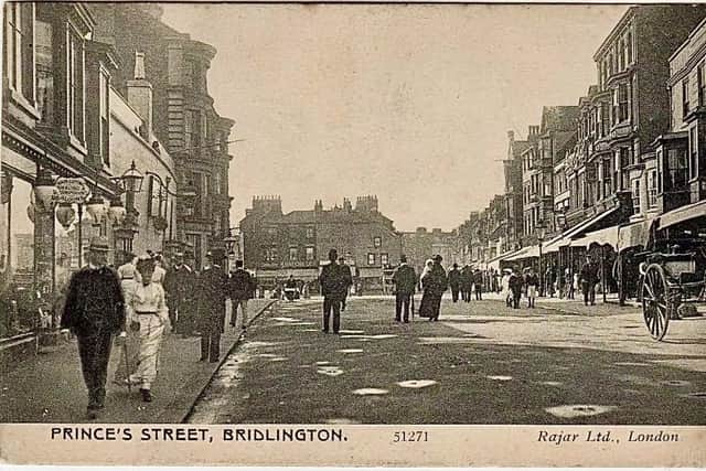 Our hero image dates to around 1905 and shows Prince Street as we’ve never seen it. Image courtesy of Aled Jones