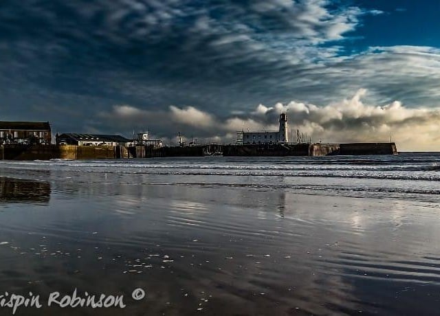A very moody but beautiful sunrise this morning in Scarborough.