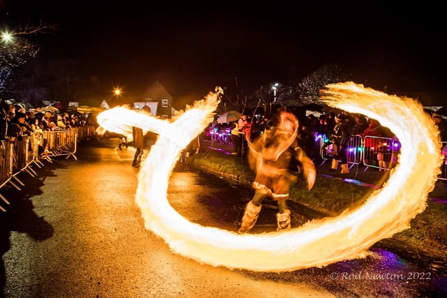 All the Fire Festival team worked through gales and bad weather to put on a good show.