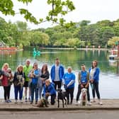 Some of the local and national Mind team, clients and volunteers (&amp; pooches!)