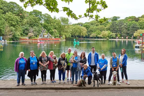 Some of the local and national Mind team, clients and volunteers (&amp; pooches!)