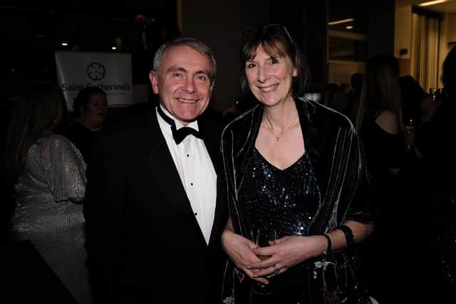Sir Robert and his wife Maureen at The Scarborough News Excellence in Business Awards.