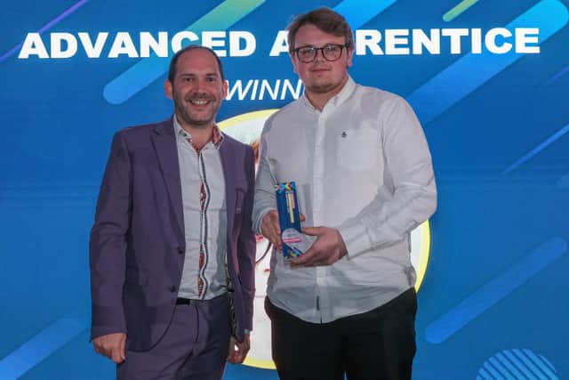 Advanced Apprentice winner Ethan Moorhouse.
