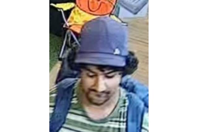 Police have released a CCTV image of a person they would like to speak to in connection with the theft