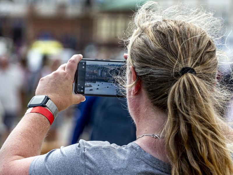Capturing the race action on camera! photo: Brian Murfield