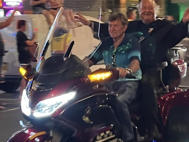 Scarborough's Honda Goldwing Light Display came to town over the weekend.