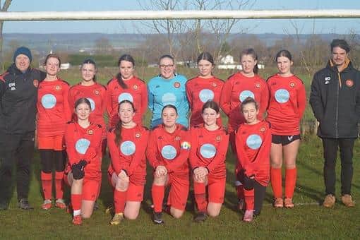 Scarborough Ladies FC U15s are flying high at the top of the York League table.