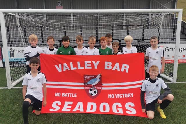 Scarborough Football Scholarship Under-12s are a new Minor League team sponsored by Valley Bar Seadogs and Gutters & Grounds