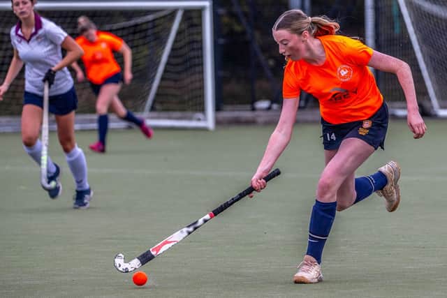 Ava Jackson, pictured playing for Whitby Ladies last season, has been picked to play for North Yorkshire U18s. Photo by Brian Murfield