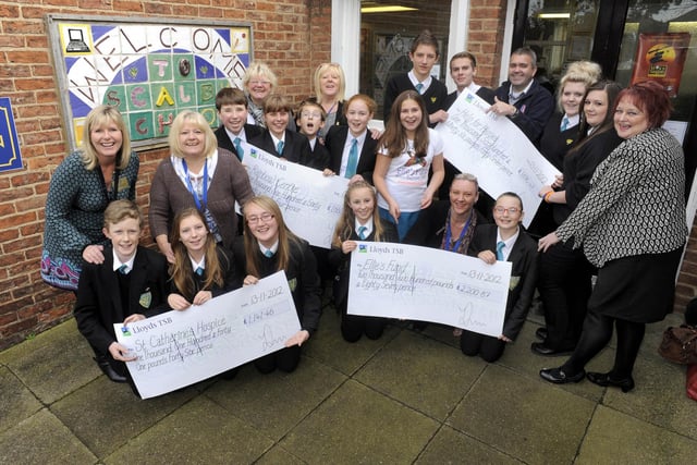 Scalby School year groups raised thousands of pounds for their chosen charities of the year.