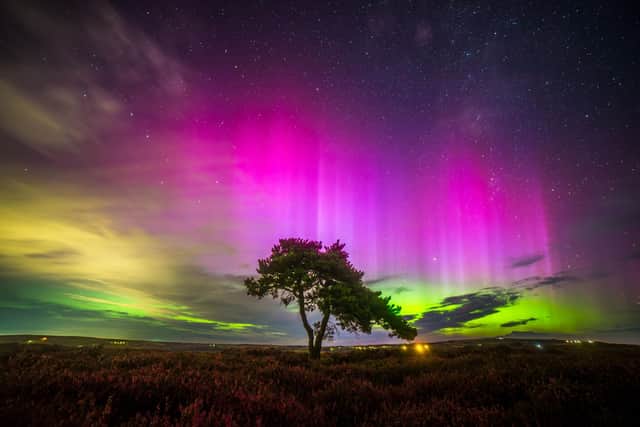 Aurora Borealis captured from the North York Moors last year during the peak of the Perseid meteor shower on August 12 2024 picture: Astro Dog