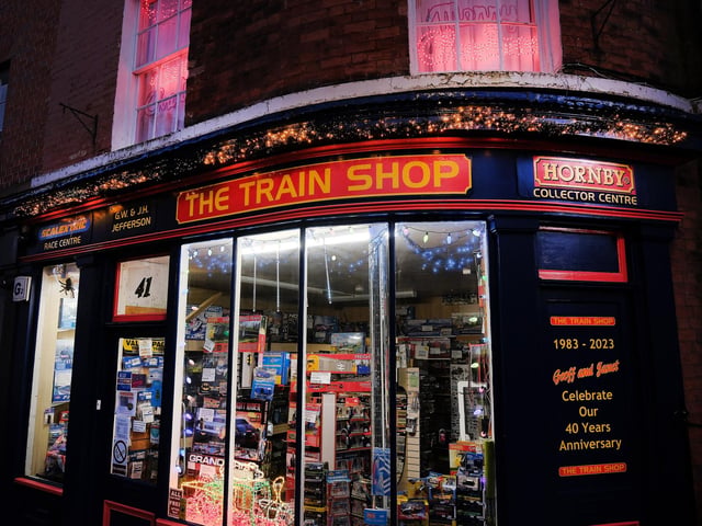 Feeling festive at The Train Shop.