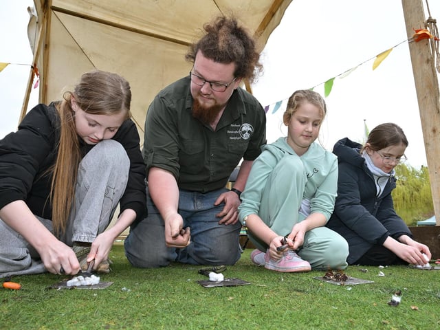 Working on Bushcraft skills.