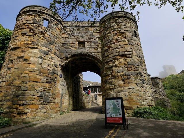 The castle entrance