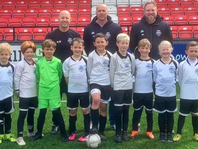 Sleights Football CLub Under-8s.