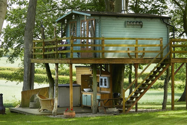 The Tree House is just one of the appealing holiday lets available with this property.