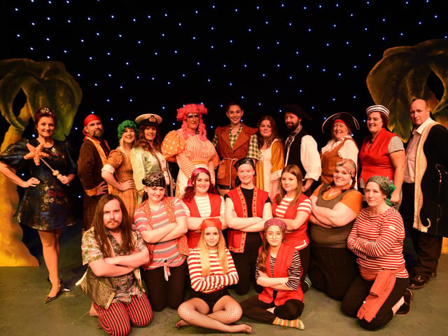 The Apollo Players' Treasure Island cast.
