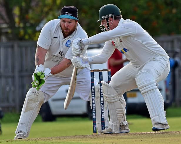 Harry Walmsley top-scored for Flixton with a stunning 102no in their win. Photo by Simon Dobson