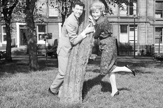 Lionel Blair and his sister Joyce appeared in 'And Another Thing' at the King's Theatre in September 1960.