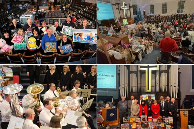 Scarborough toy and carol service plus organisers of the annual appeal.